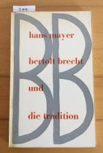 Bertolt Brecht und die Tradition