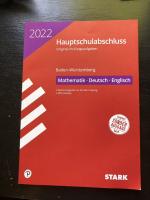 STARK Original-Prüfungen Hauptschulabschluss 2022 - Mathematik, Deutsch, Englisch 9. Klasse - BaWü