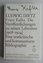 Franz Kafka: Die Veröffentlichungen zu s