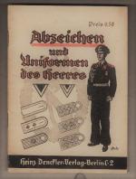 Abzeichen und Uniformen des Heeres.   +++  Abzeichen der  Kriegsmarine  +  Luftwaffe +  Flaggen