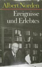 Ereignisse und Erlebtes.