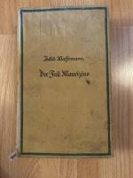 Der Fall Maurizius - Roman Leinenband ERSTAUSGABE 1928 -rar!