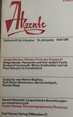 Hans Bender: Akzente 1968
