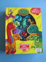 Dino Storys (Abenteuer zum Aufstecken) mit 10 Spielfiguren und einem Bilderbuch!