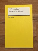 Lessing, Gotthold Ephraim: Nathan der We Lessing, Gotthold Ephraim: Nathan der We