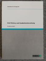 Oral History und Gedächtnisforschung