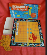 Orig Spear Spiel SCRABBLE für die JUGEND + Anleitung Kreuzwortspiel 60er Jahre