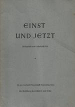 Die Auflösung des HKSCV und VAC. (= Einst und Jetzt. Beilagenheft zum Jahrbuch 1968).