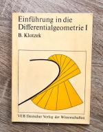 Einführung in die Differentialgeometrie I