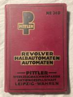 Pittler Revolver Halbautomaten Automaten Werkzeugmaschinenfabrik Leipzig