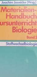 Band 2., Stoffwechselbiologie