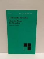 Pico della Mirandola, Giovanni: De homin Pico della Mirandola, Giovanni: De homin