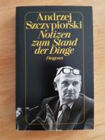 Andrzej Szczypiorski: 2 Bücher: Notizen Andrzej Szczypiorski: 2 Bücher: Notizen