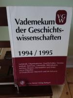 Vademekum der Geschichtswissenschaften 1994/1995