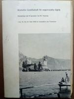 Deutsche Gesellschaft für angewandte Optik. Einladung und Programm zur 65. Tagung 1964 in Gmunden am Traunsee