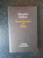 Anmerkungen zu Hitler