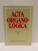 Acta Organologica Bd. 29