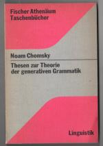 Thesen zur Theorie der generativen Grammatik