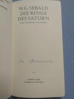 Sebald, W G: Die Ringe des Saturn (signi