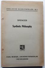 Herbert Spencer: First Principles of Syn