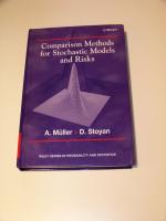 Comparison Methods for Stochastic Models and Risks +++ Müller Stoyan +++ TOP!!!