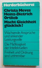 Macht Gleichheit glücklich? - Sachbuch Soziologie / Sozialwissenschaften