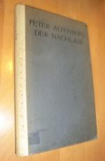 Peter Altenberg: Der Nachlass