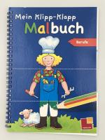 Mein Klipp-Klapp Malbuch Berufe