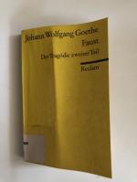 Goethe, Johann Wolfgang: Faust - Der Tra Goethe, Johann Wolfgang: Faust - Der Tra