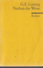 Lessing, Gotthold Ephraim: Nathan der We Lessing, Gotthold Ephraim: Nathan der We