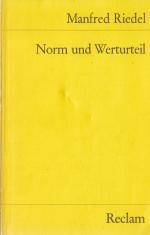 Norm und Werturteil