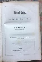 Matthias Jacob Schleiden: Studien populä