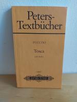 Tosca - Peters-Textbücher - Edition Peters 10007