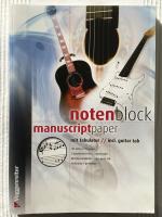 Voggenreiter Verlag: Notenblock mit Tabu Voggenreiter Verlag: Notenblock mit Tabu