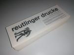 reutlinger drucke. Zwölftes Jahr 1977 bis Einundzwanzigstes Jahr 1986. 10 Jahrgänge komplett und reutlinger Nachruf. 41 Ausgaben.