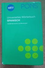 PONS Universelles Wörterbuch Spanisch. Spanisch-Deutsch /Deutsch-Spanisch