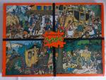 DDR  Mosaik Comic Puzzle / Abrafaxe Nr. 5 / 4 Puzzle im Set