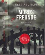 Nele Neuhaus ***MORDSFREUNDE*** Ein Taunus-Krimi*** Der zweite Fall für Pia Kirchhoff und Oliver von Bodenstein*** Ein Tierpfleger des Opel-Zoos im Taunus macht eine grausige Entdeckung: im Elefantengehege liegt eine menschliche Hand*** Der Tote war ein Lehrer und vehementer Umweltschützer***TB in der 8. Auflage von 2010, List Verlag, 394 Seiten.