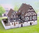 Schreiber-Bogen Kartonmodellbau - Mittelalterliches Spital Blaubeuren - Maßstab 1:87 / H0 - Bastelbogen