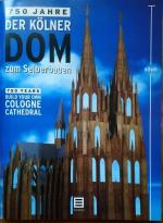 750 Jahre. Der Kölner Dom zum Selberbauen / 750 years. Build your own Cologne Cathedral. Modellbogen Bastelbogen Ausschneidebogen Ausschneide Bogen Modellbaubogen 63 cm hoch in deutsch und englisch