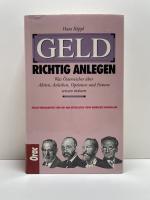 Geld richtig anlegen