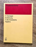 H. Vieregge: Einführung in die klassisch H. Vieregge: Einführung in die klassisch