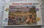 Familie Puzzle 4x Puzzle - Afrika