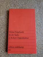 Heinar Kipphardt: In der Sache J.Robert 