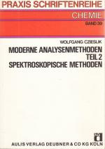 Moderne Analysenmethoden - Spektroskopische Methoden TEIL 2