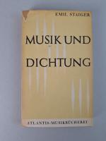 Emil Staiger: Musik und Dichtung