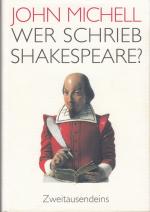 Wer schrieb Shakespeare? (im Schuber samt Beilagen)