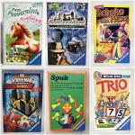 6 Spiele Konvolut Pony Peppermint Schokohexe Scotland Yard Ultimate Spider-Man Spuk Trio