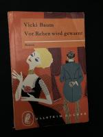 Vicky Baum: Vor Rehen wird gewarnt