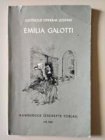 Lessing, Gotthold Ephraim: Emilia Galott Lessing, Gotthold Ephraim: Emilia Galott